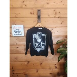 Vintage Authentic Mickey & Co By J.G. Hook Disney Pullover Sweater 10/12 Black‎